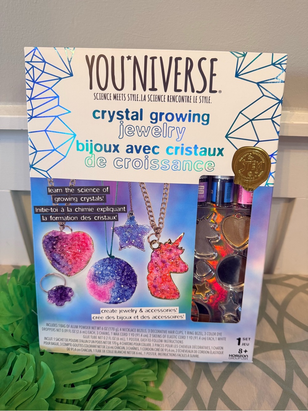 • You*Niverse Crystal Growing Jewelry